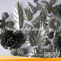 Decorative metal stamping flowers and leaves